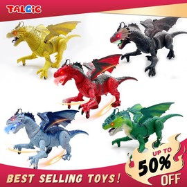 Remote Control Dragon Toy, Best Gift for Boys, Best Dream for Jurassic Fan's Dinosaur:_Fire Dragon