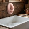 1PCS Nose Soap Dispenser, Silicone Material, Wall-Mounted
