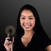 Light Up LED Mini Handheld Fan with Black Handle