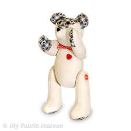 Memory Bear Sewing Pattern 22 cm Little Keepsake Teddy Bear Stuffed Soft Toy & Photo-Tutorial Booklet. Free Post by MY FABRIC HEAVEN Sewing Patterns