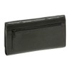 Ladies Wallet DOLPHIN, Genuine Leather, black - ''LEAS Ladies-Collection''