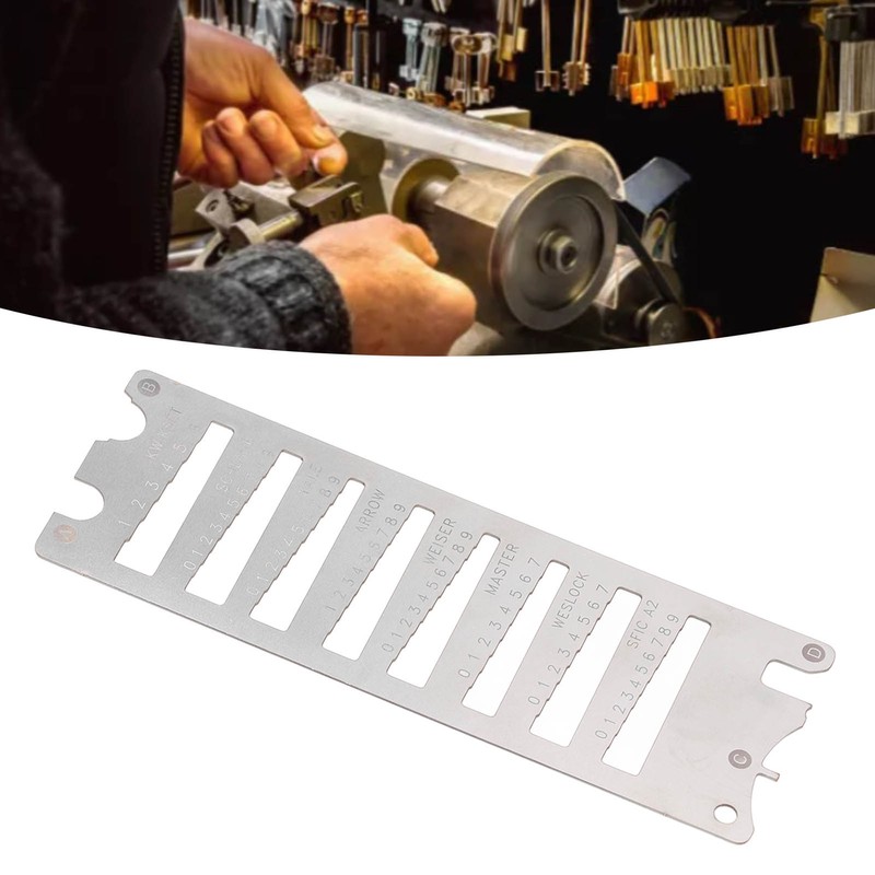 Key Decoder Spring Steel High Accuracy Portable Multifunctional 8 in