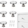 Nuqin 6PCS Cabinet Knobs,Stainless Steel Cupboard Knobs,Door Knobs for Cupboards