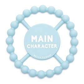 Bella Tunno Happy Teether – Soft & Easy Grip Baby Teether Toy, Silicone Teether Ring to Help Soothe Gums, Non-Toxic and BPA Free, Main Character