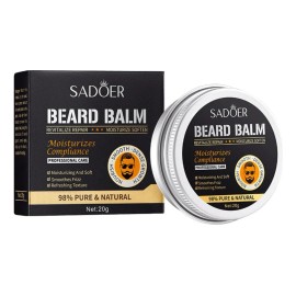 Balsamo Hidratante Para Barba Y Bigote Pura Y Natural 98% Fragancia Cítrica