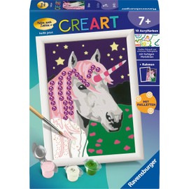 Ravensburger Paint by Numbers, Unicorn Painting by Numbers, -