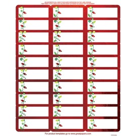 Great Papers! String of Lights 30-Up Foil Address Label, 4 sheets/120 Labels, 1" x 2.625" (2012302)