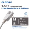 ELEGRP 0651515LY L15515 L22515 14AWG LCDI Power Cord Plug for
