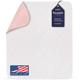 Incontinence Bed Pads Washable - Reusable Waterproof Bed Pads - Soft and Leak Proof Chucks - Moderate Absorbent Pee Pads for Adults - Withstands Extensive Washing - 34" x 36" - 3 Pack