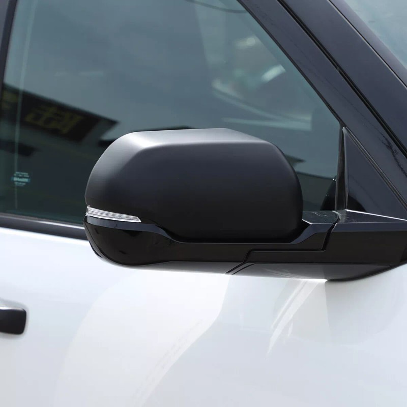 autotrim000 Matte Black Side Rearview Mirror Guard Cover Trim Set