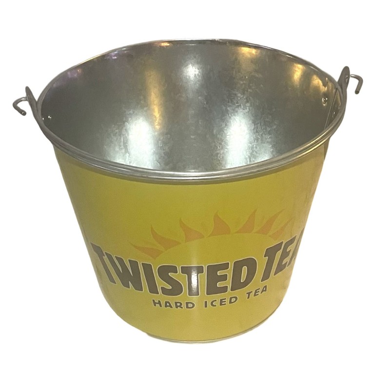 Twisted Tea Hard Iced Tea Ice Bucket | 9.25" Top