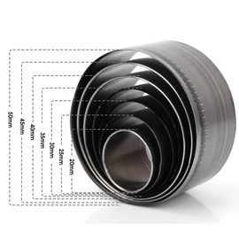 7 Pieces Leather Cutting Dies Set Round Handmade Puncher Leather Craft Round Hole Cutout Set Cutting Die Set