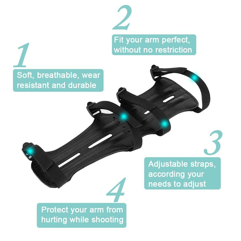Zerone Soft Archery Armguard with Adjustable Straps, Adjustable Shooting Archery