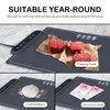 EXTRAMBOTIQUEX Food Warming Mat, Fast Heating Silicone Electric with 6