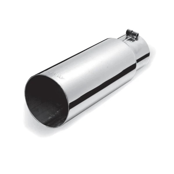 Gibson 500350 Round Single Wall Straight-Cut Tip - 3.5in OD/3in