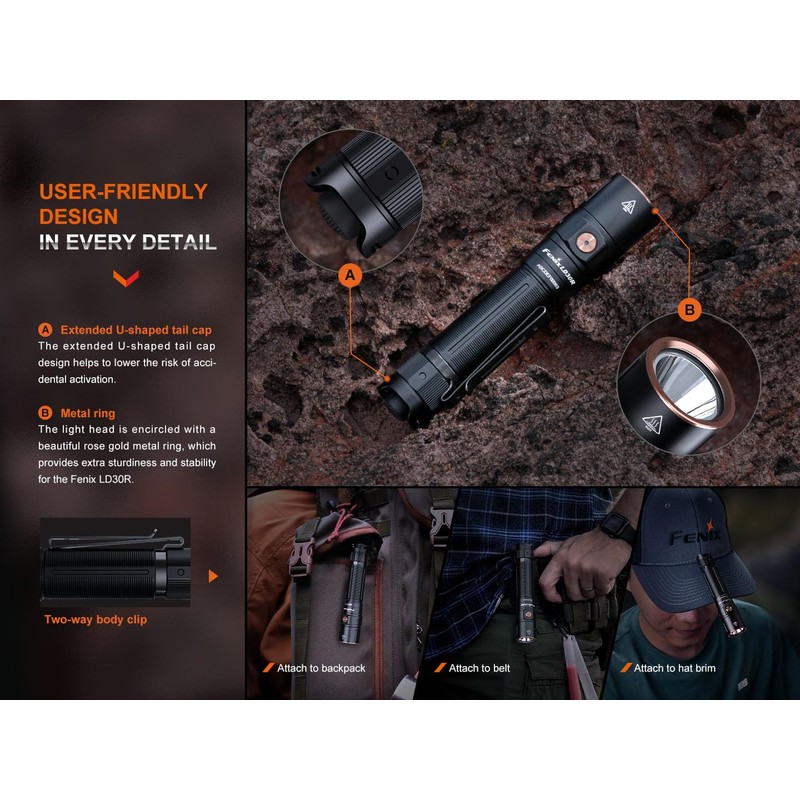 Fenix LD30R High-Performance Outdoor Flashlight ** Canadian Edition