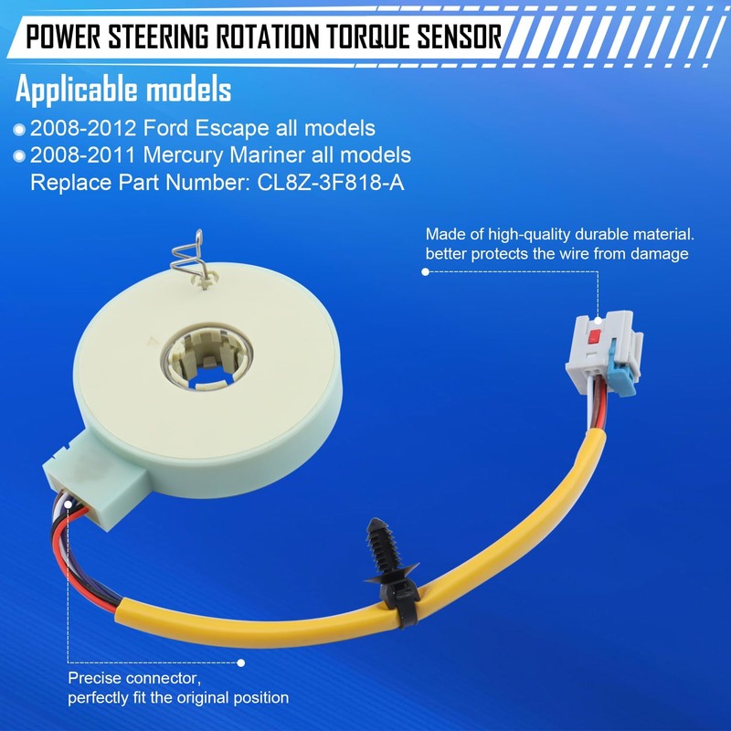 CL8Z3F818A CL8Z-3F818-A Steer.ing Sensor Compatible with F.ord Escape Mercury Mariner