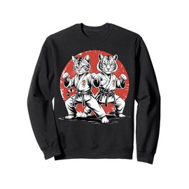 Karate Cat Tiger Karate Gi Karate Japanese Stuff Karate Sweatshirt