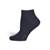 SaferSox Odor Control Ankle Sneaker Socks (L, 3 Pack Navy)