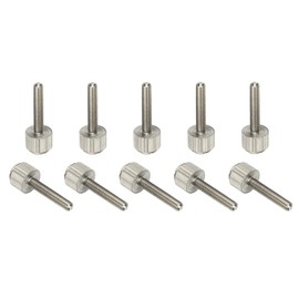 sourcing map 10 Pcs Computer Case Thumb Screws, M3x16 Thread PC Computer Case Fastener Thumb Screws for DIY PC Cover Power Supply PCI Slots Hard Drives