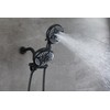 ELLO&ALLO Rain Shower Head with Handheld Spray, Rainfall Shower Head