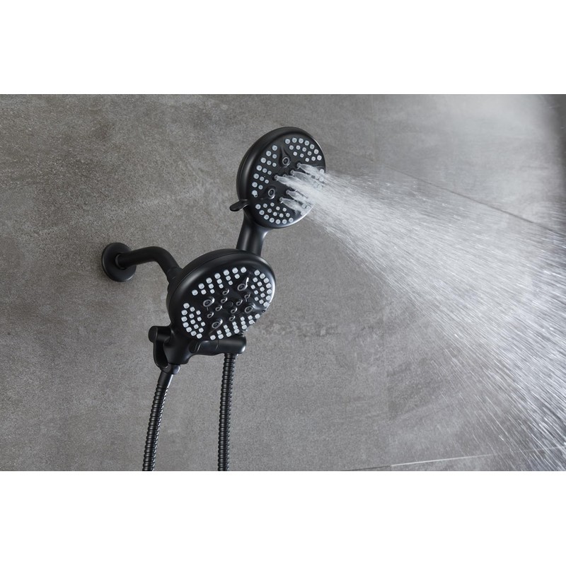 ELLO&ALLO Rain Shower Head with Handheld Spray, Rainfall Shower Head