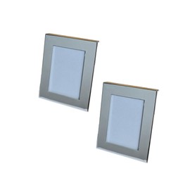your castle Passport Photo Frames Smooth Polished 3 x 4.5 cm Tarnish-Resistant Set of 2