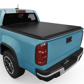 AUTOSAVER88 Soft Roll Up Truck Bed Tonneau Cover Compatible with 2015-2025 Chevy Colorado/GMC Canyon 5.2ft Bed