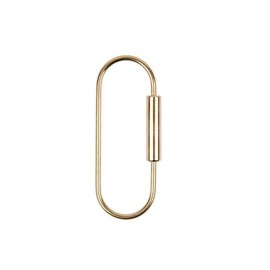 ARFUKA Keychain Brass Screw Lock Keychain Ellipse Shape Key Holder Unisex Key Organizer Keyring Birthday Christmas Wedding Valentine's Day Gift for Men and Women