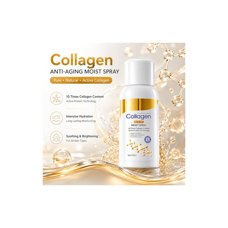 2PCS Firming Collagen Spray - Hydrating Moisturizer Mist