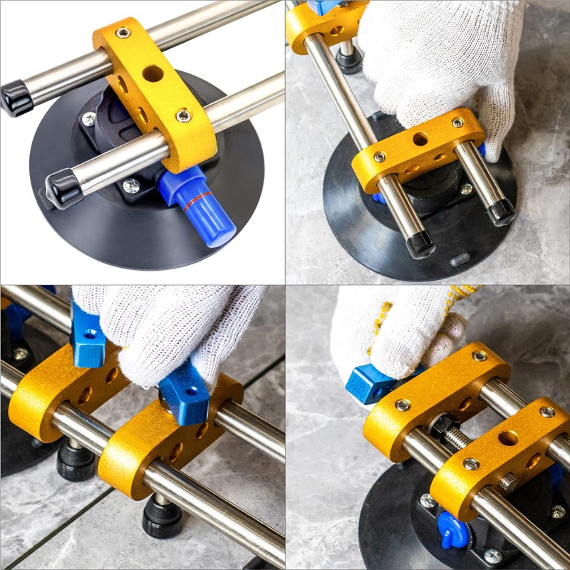 HIGHTOP 2PCS 6 inch Stone Seamless Seam Setter With Vacuum