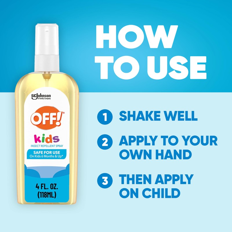 OFF! Kids Insect Repellent Spray, Botanically Inspired, Safe for Use