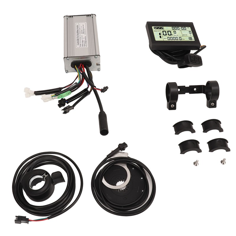 Electric Bike Conversion Kit 25A Sine Wave Controller LCD3U Panel