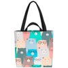 VOID Bären Brillen Bunt Comic Tasche 33x33x14cm,15l Einkaufs-Beutel Shopper Einkaufs-Tasche