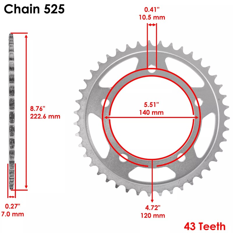Suzuki Drive Chain & Sprockets Kit For Suzuki GSX-R600 GSXR600
