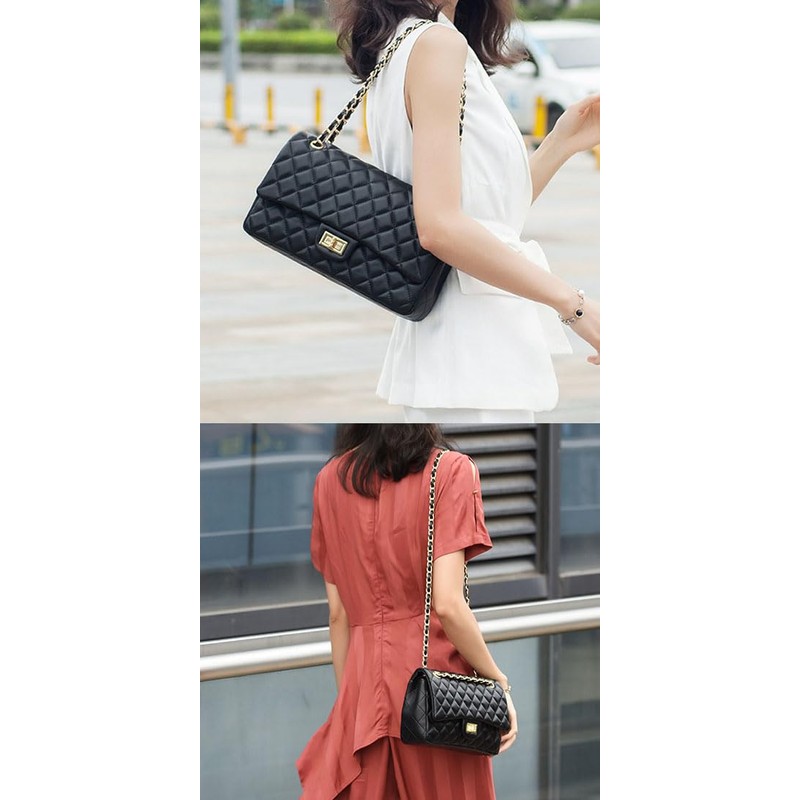 S.P. Lab Soft Sheepskin Chain Bag Shoulder Bag Quilted Bag