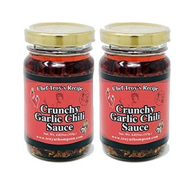 Mishima Crunchy Garlic Chili Sauce | Japanese Style Condiment Taberu Rayu | 4 Oz 115g | Pack of 2