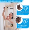 PATIKIL Plastic Corner Braces 27x27x27.3mm, 20 Pack L-Shape Bracket Right