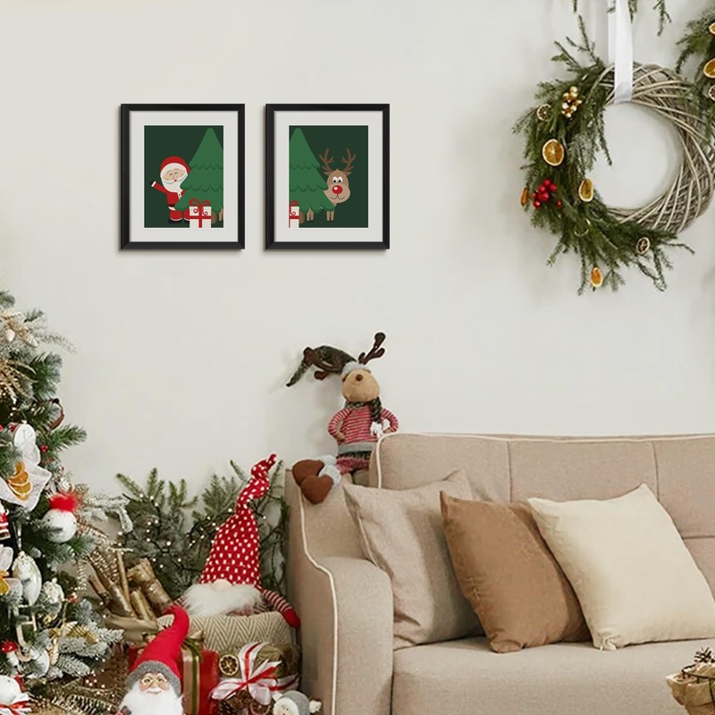 upsimples 10x12 Picture Frame, Display Pictures 7x9 with Mat or