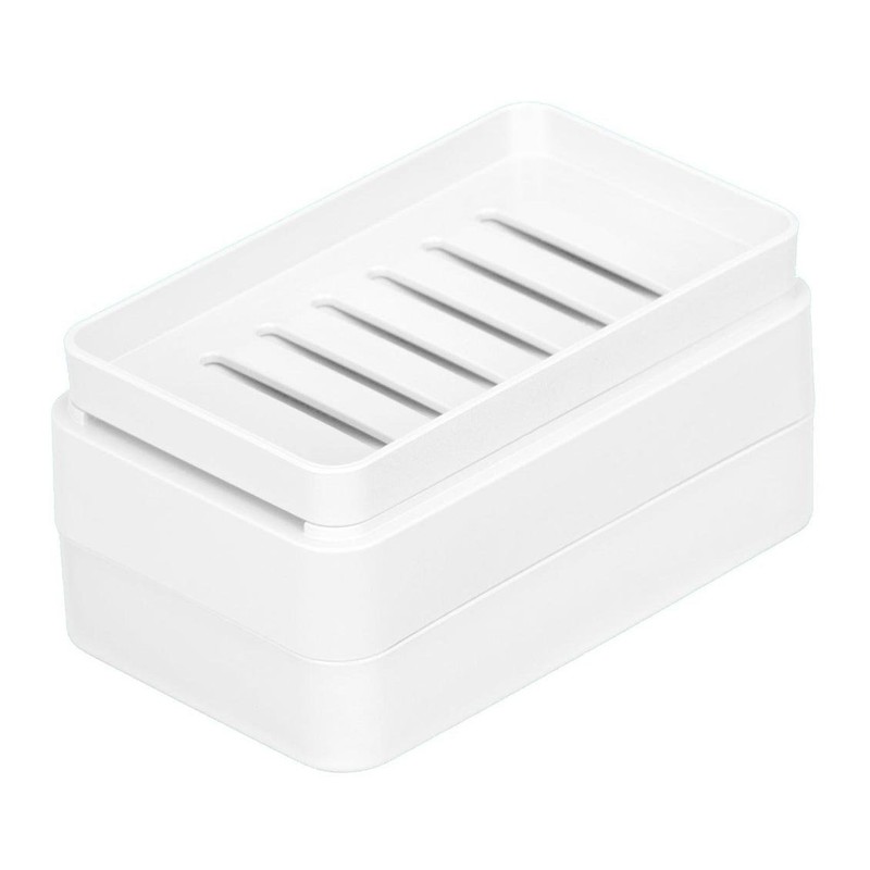 Shinki Gosei Tonbo Float Soap Dish, Ag Antibacterial, Water Draining,
