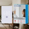 MAXKOSKO WiFi Smart Thermostat Home Programmable White Thermostat 1 Pcs