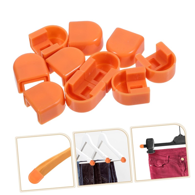 ABOOFAN 10Pcs Plastic Hanger Shoulder Tip Protectors Versatile End Caps
