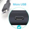 EAHOSUCC Single 22AWG Short Micro USB Pigtail 2 Wire Power