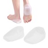 2 Pair Gel Heel Pad Transparent Strong Adhesion Soft Massaging