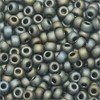 Miyuki Round Seed Bead Size 8/0 22g-tube Matte Metallic Grey
