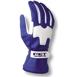 FET Sports 3D Lightweight Gloves Racing Gloves Blue White Large Size 71172511FT3DLW11