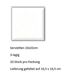20 Napkins Winter Scene with Bird | Snow | Natural 33 x 33 cm
