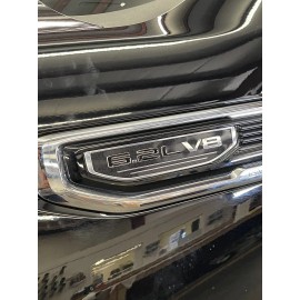 GMC Sierra 6.2L emblem Vinyl Overlay 2019 2020 2021 2022 2023 Decal