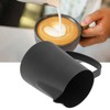 Stainless Steel Milk Frothing Pitcher, Black Matte Appearance Coffee Latte