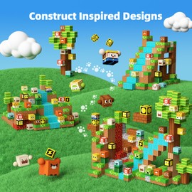 GobiDex 100 PCS Magnetic Blocks –Educational Sensory Building Toy Game for Kids Ages 3+ | Group Activity & Birthday Gift for Toddlers, Boys & Girls